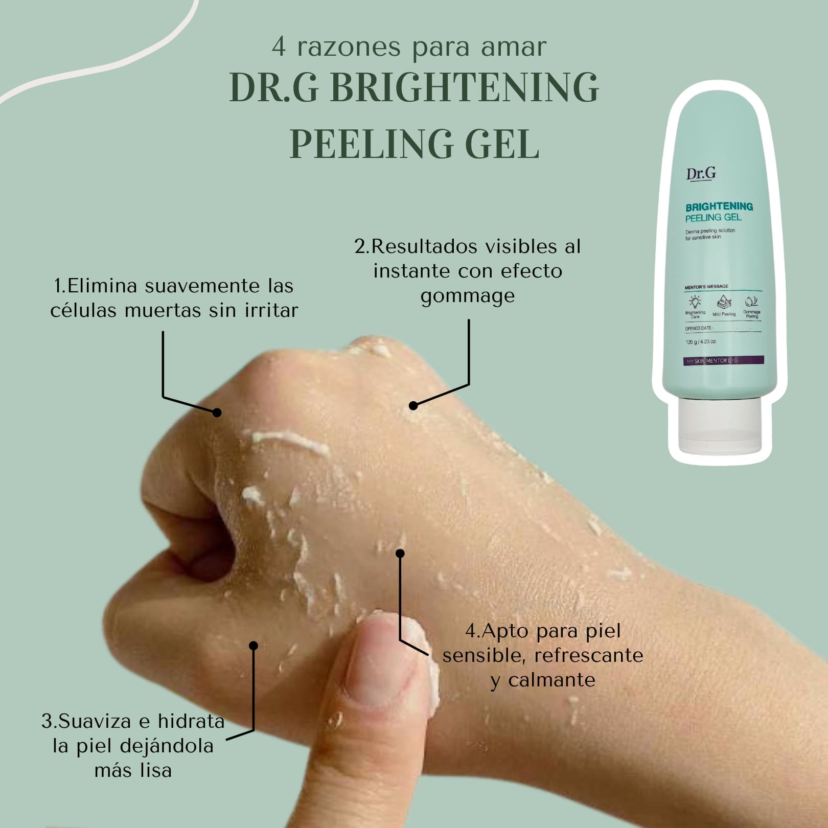 Mi experiencia con Dr.G Brightening Peeling Gel – exfoliación suave para días de piel apagada